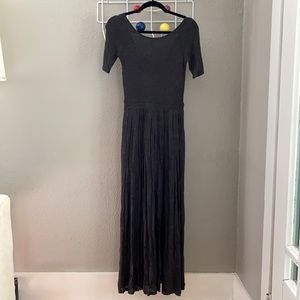 Anthropologie Bordeaux Maxi Dress